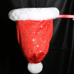 Change Bag (Christmas Hat, Medium) Magic Tricks Appear Vanish Magia Magician Stage Street Illusions Gimmicks Mentalism Props