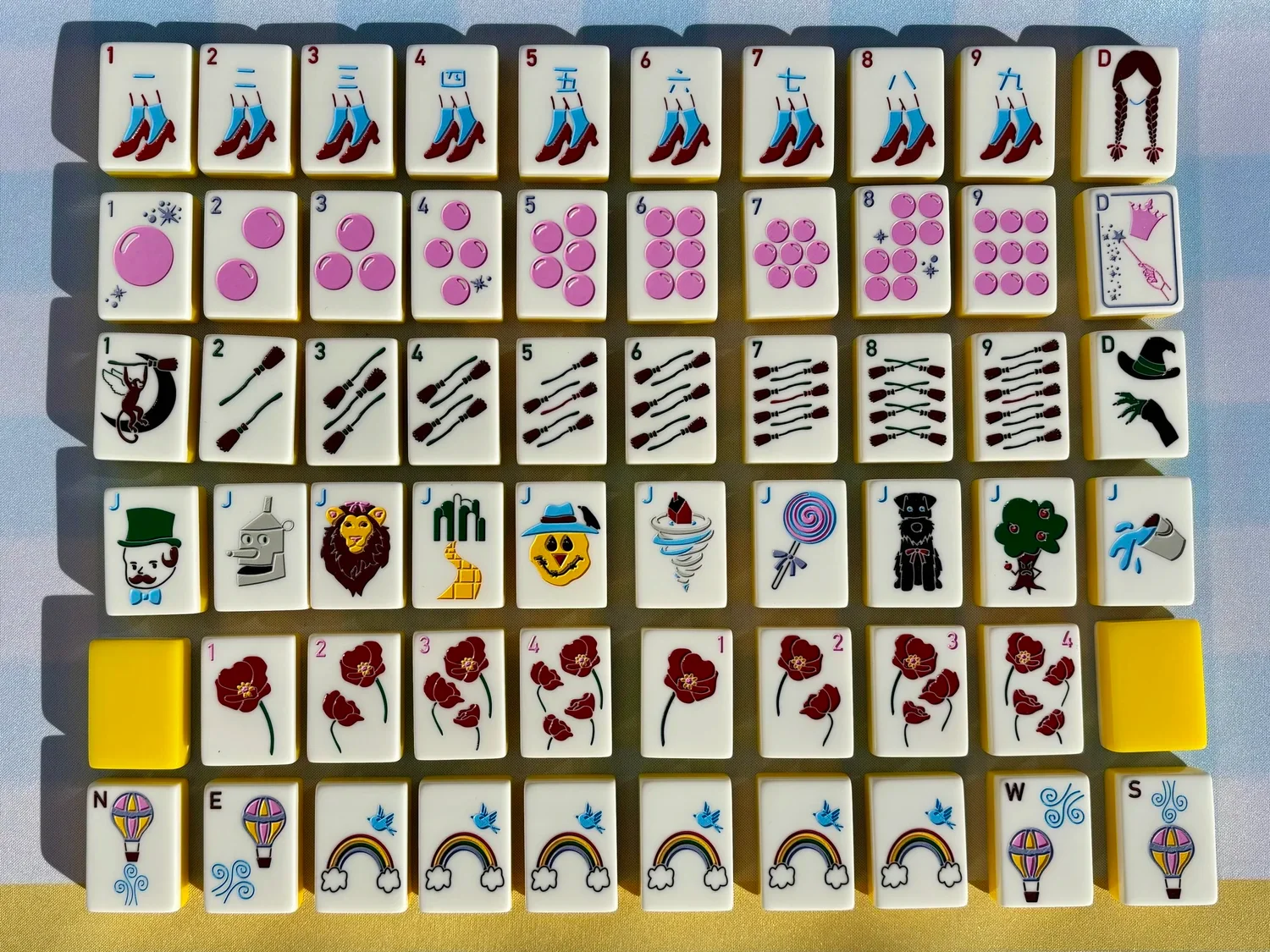 Modern Custom Acrylic Mahjong Table Game American Factory Wholesale Entertainment Application
