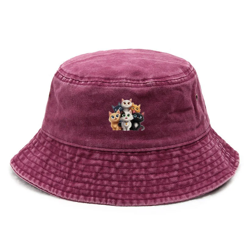 chapeu-balde-de-algodao-lavado-com-design-de-gatinho-chapeu-de-pesca-vintage-para-mulheres-protecao-solar-ao-ar-livre-amante-de-animais-de-estimacao-ideia-de-presente-com-tema-animal