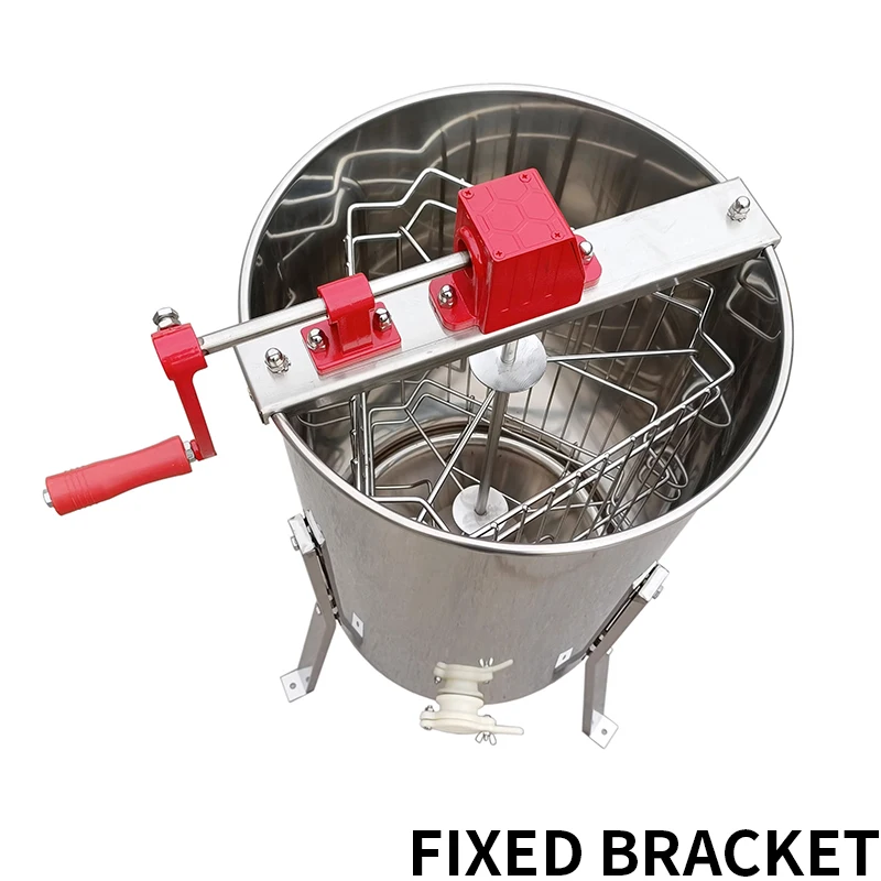 Manual Stainless Steel Honey Extractor (2/3/4-frame options available) Honey Centrifuge Honeycomb Extraction Equipment