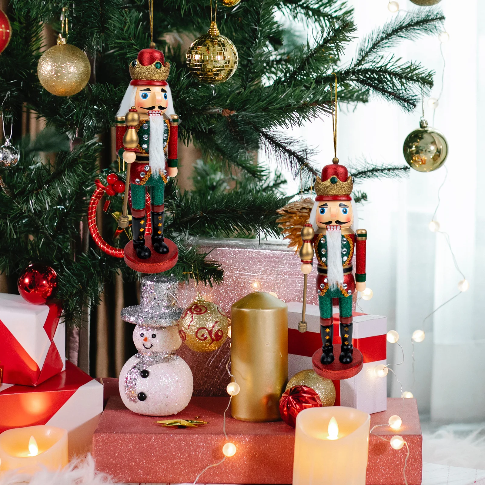

Nutcracker Soldier Decorative Wooden Craft Christmas Gifts Wood Nutcracker Craft Home Party Decorations Nutcrackers naments