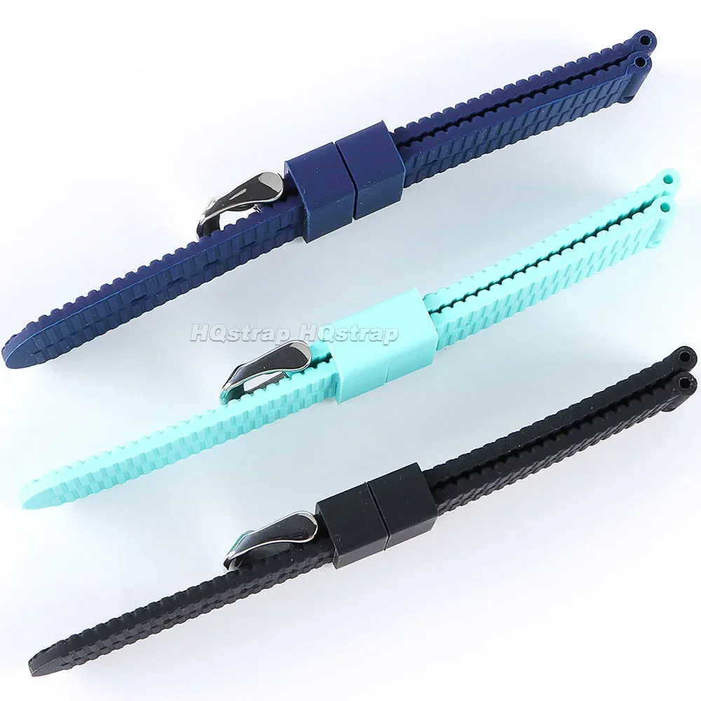 Silicone Watch Strap 18mm 20mm 22mm 24mm Sport Rubber Wristband Quick Release Watchband Waterproof Bracelet Watches Accessories