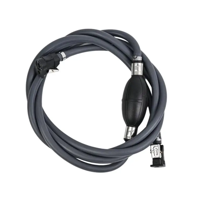 For Yamaha For Outboard Motor 70HP Boat Engine 3M 8Mm Double-Layer Gray Hose 6Y2-24306-00 Fuel Line Hose Assembly