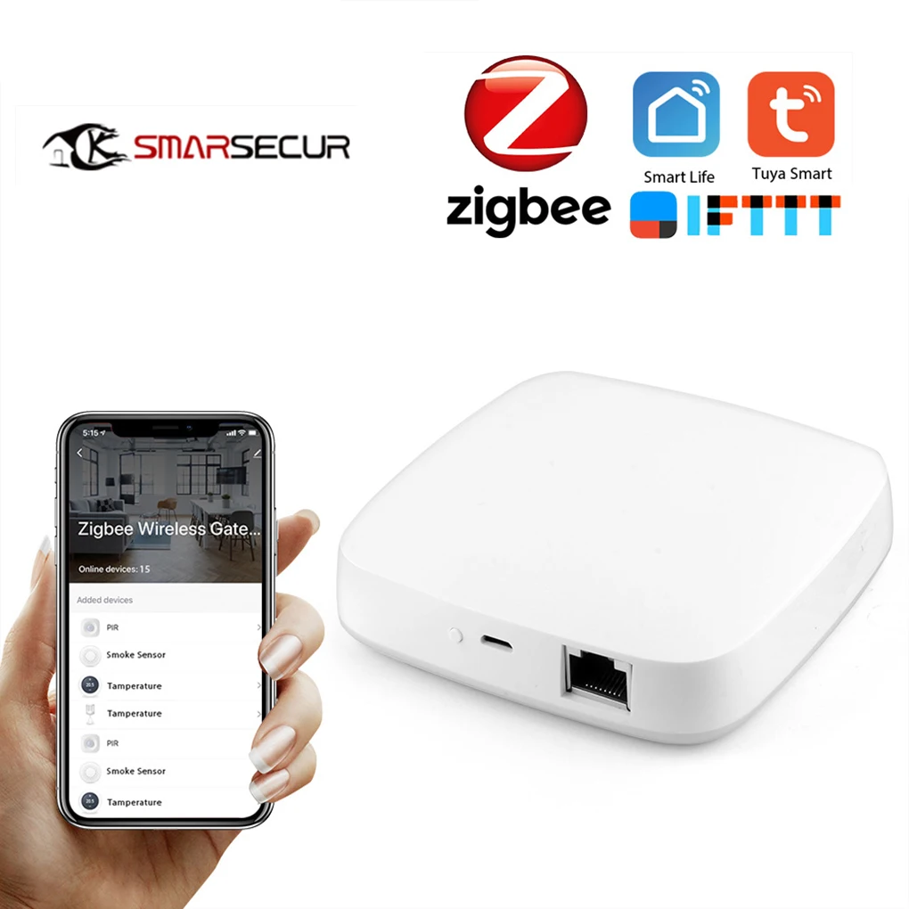 Tuya Gateway Hub Smart WiFi Home Bridge Home Appliance Control Hub Smart Device Remote Controller, Wireless Hub