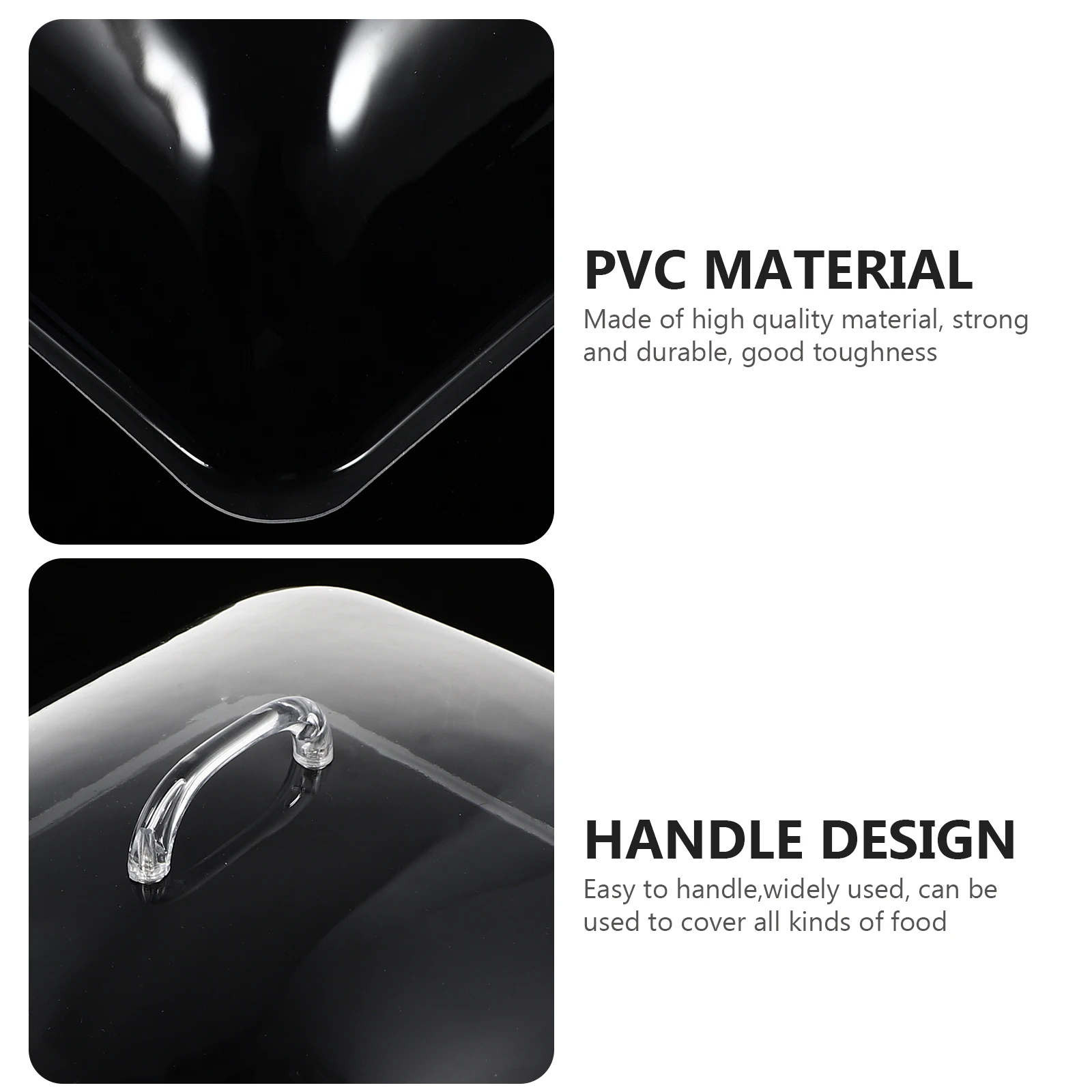 

Heat Preservation Food Cover Transparent Reusable Dome for Cake Display and Storage Rectangular Dish Cover 38*27