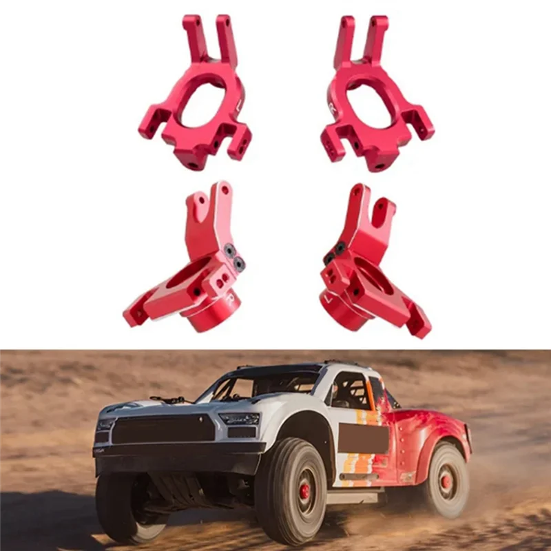 Metal C Hub Seat C Steering Cup Rear Axle Cup For ARRMA 1/10 KRATON OUTCAST 4X4 4S V2 BLX 1/8 Mojave 4X4 4S BLX RC Parts