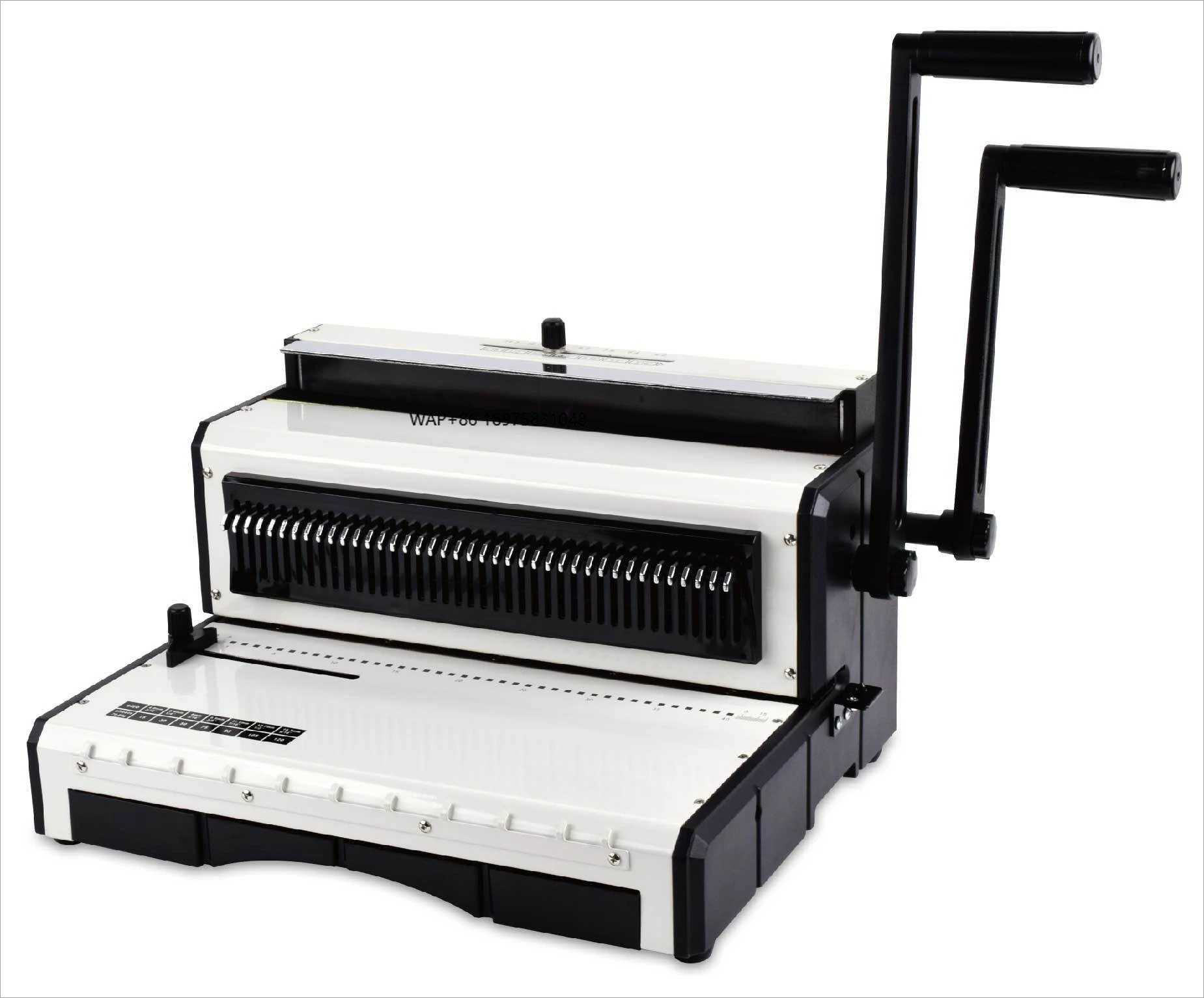 F4 Wire3:1 Note Binding Machine CYT930 Wire Book Carton Binding Machine with Metal Body Strong and Tough Heavy Duty Design