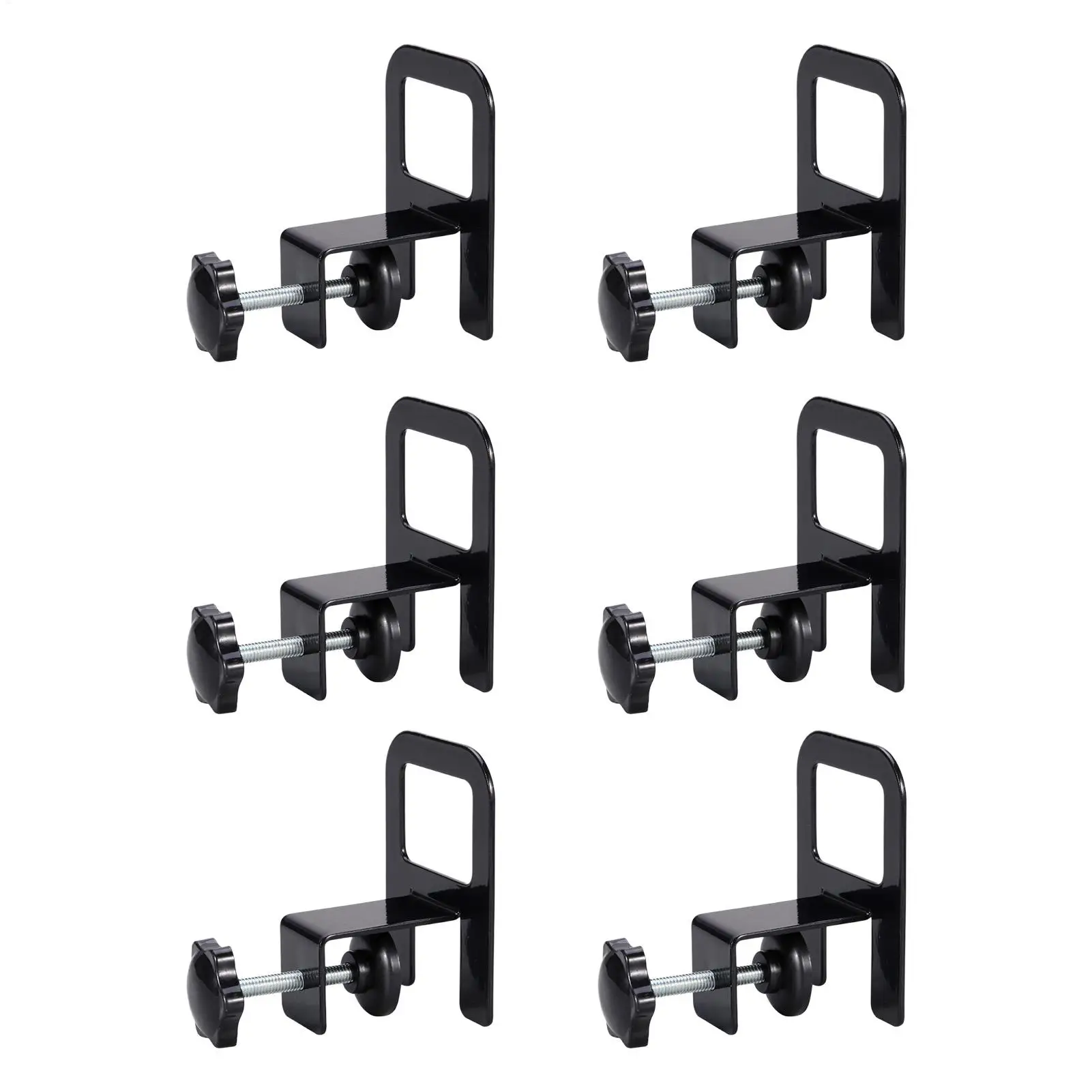 Mattress Holder 6-Piece Metal Stable Bedding Gripper Fasteners Mattress Slide Stopper For Metal Frame For Couch Corner Rug