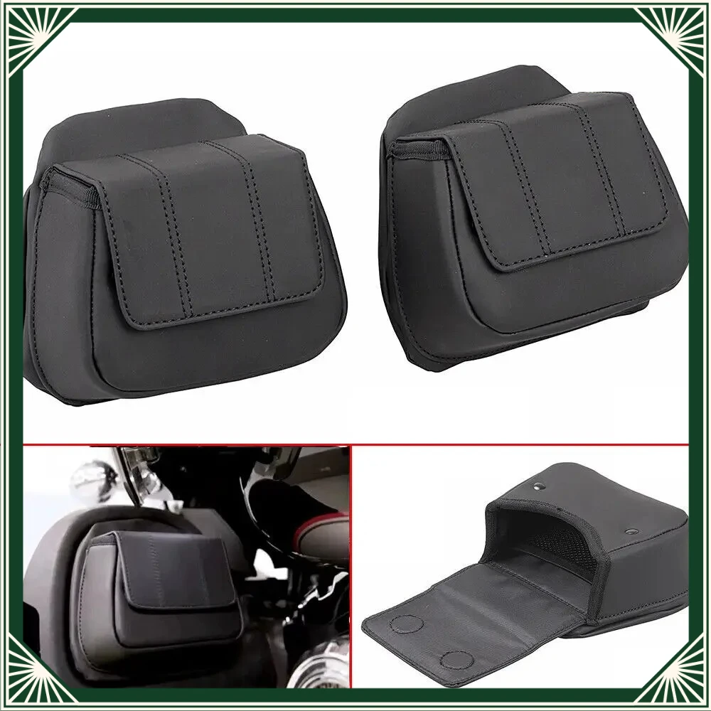 1Pair Motorcycle For Harley Fairing Lower Glove Box Door Pocket Bag Trike Road Street Glide Ultra Limited Anniversary FLHTKSE