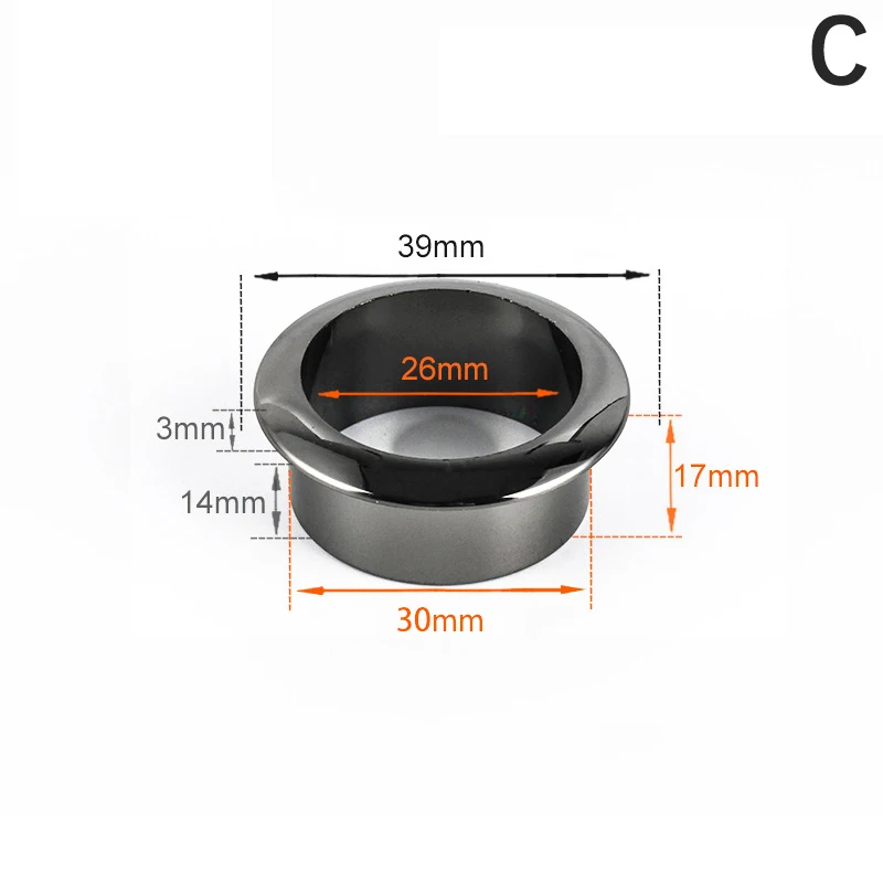 18-80MM Computer Desk Cable Grommets Wire Hole Cover Cabinet Vent Decorative Ring Cable Furniture Hardware Desk Accessories