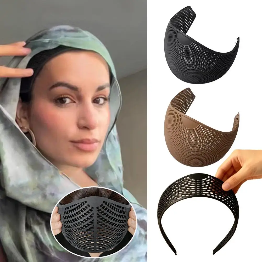 New Headband for Fixing Headscarf Widened Multifunctional Windproof Design Hair Accessories for Women Head Band