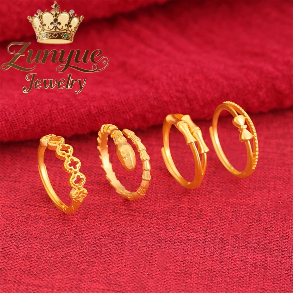 High-End Sand Gold Ring Butterfly Adjustable First Ornaments Temperament Accessories New Products Fashion Jewelry Elegant Charms