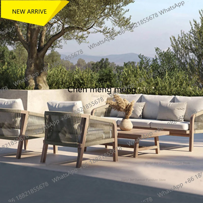 L181 Italian Style High Grade Leisure Garden Sofas Designer Originality Modern Garden Sofas Simplicity Outdoor Furniture Divano