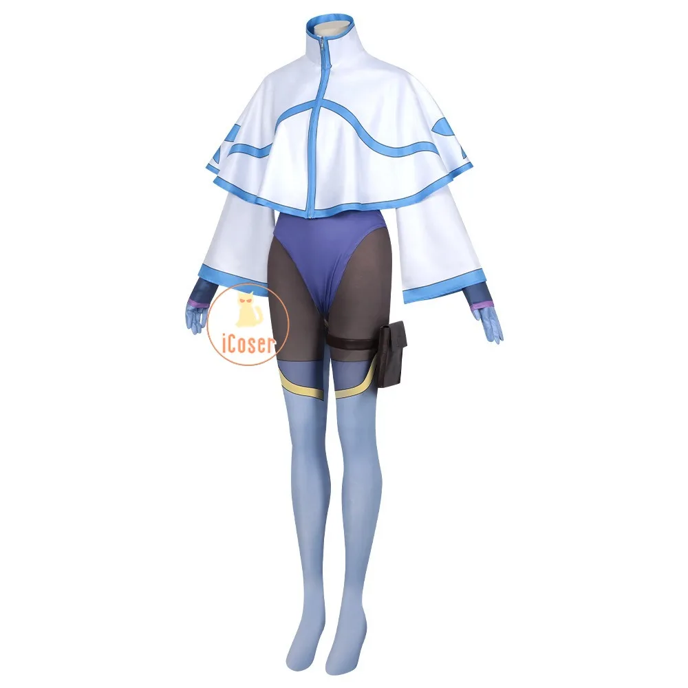 Hina Izumi Cosplay Costume Jumpsuit Anime I'm Living with An Otaku NEET Kunoichi Headwear Bag Halloween Party for Women Props