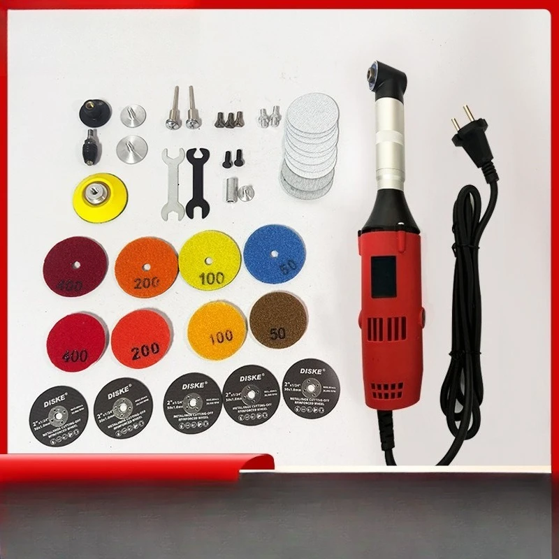 Elbow Polisher 500W 6 Speed Adjustable Electric Grinder Multifunctional Tool For Mold Repair Tile Grout Cleaning Sanding