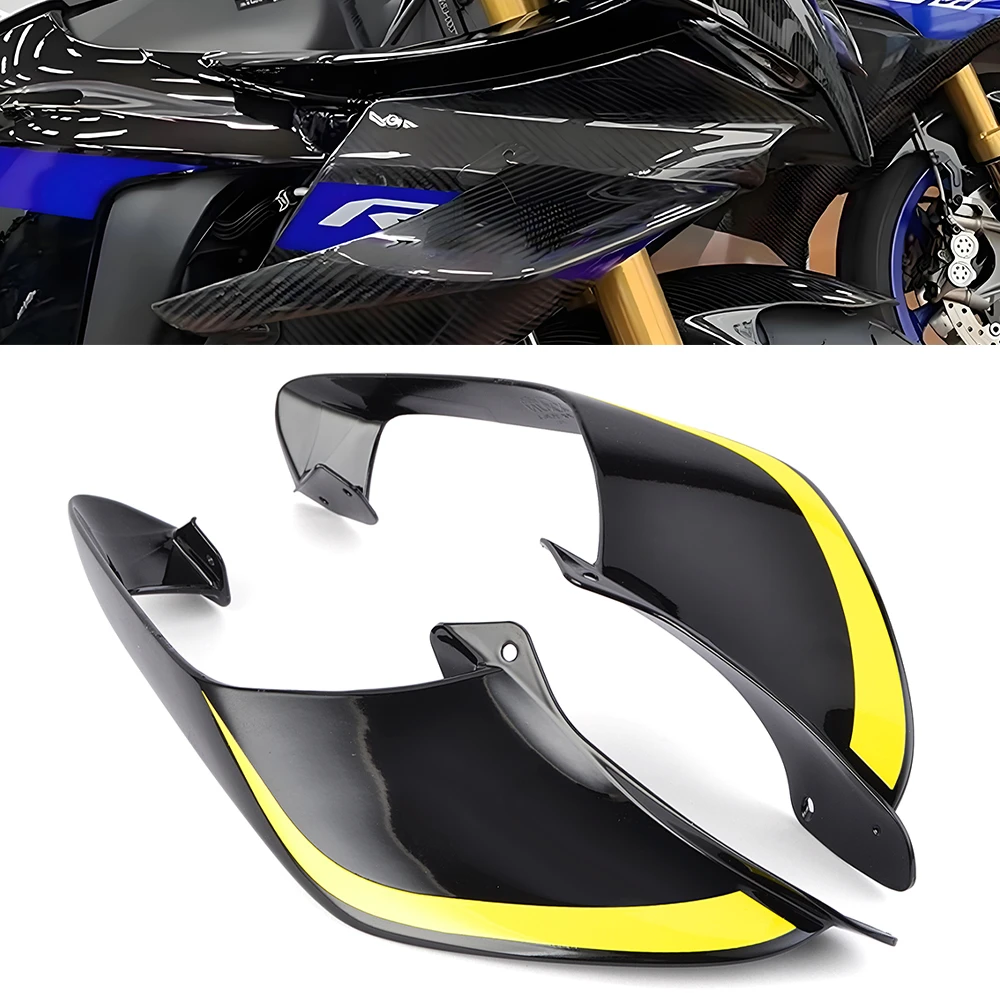 

For Yamaha YZF R1 R1M 2020 2021 2022 2023 2024 2025 Motorcycle Aerodynamic Wing Side Wing Fixed Wing Spoiler Fairing Accessories