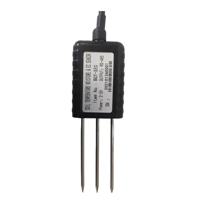 BGT Customized 0-3.3V SDI12 RS485 output Three Probes Agricultural plant soil Moisture temperature sensor