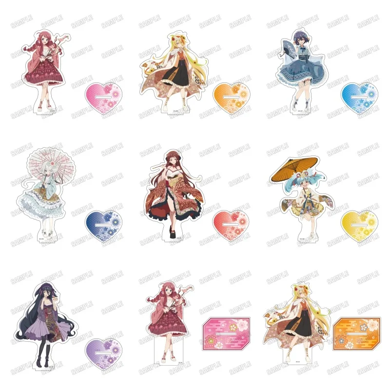 ZOMBIE LAND SAGA Anime Acrylic Figure Stand Clear HD Printing Model Plate Desk Display Decoration For Anime Lovers Keychain