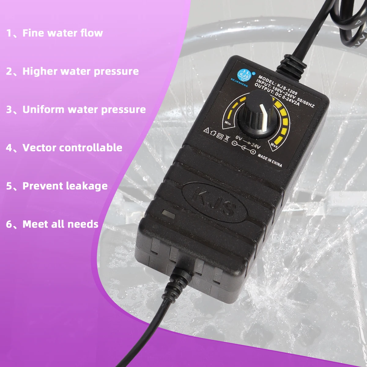 Head Spa Water Outlet Frame Waterfall Adjustable Water Circulation For Shampoo Bowl Bed Salon Equipment with Water flow controll