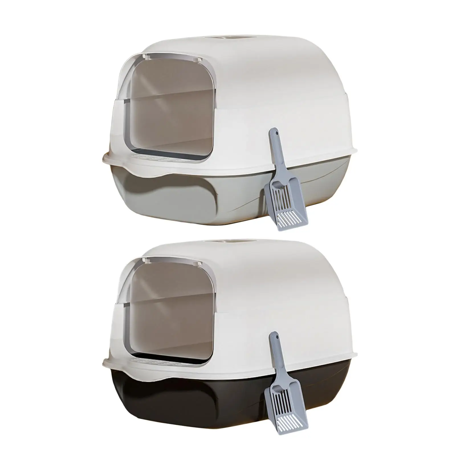 Fully Covered Cat Litter Boxes Foldable for Small Animals Rabbit Litter Pan