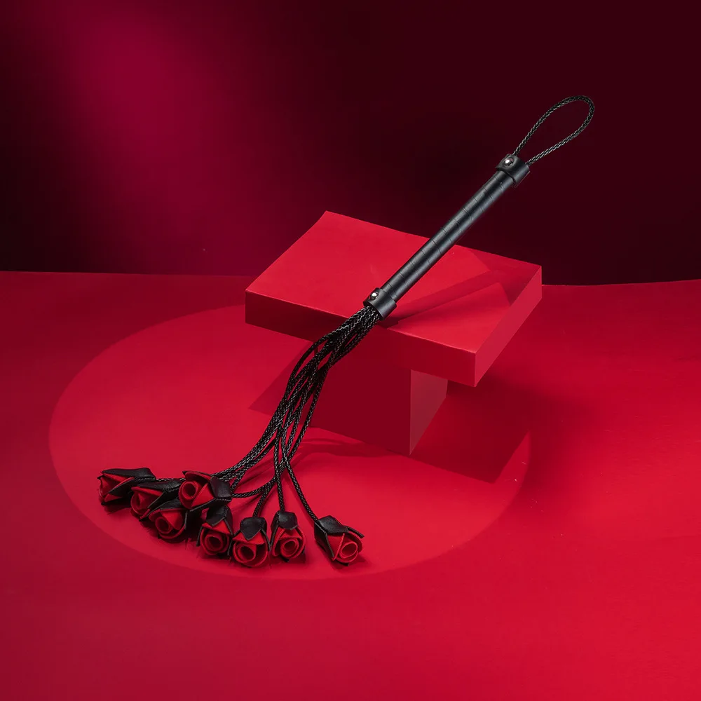 62 سنتيمتر بو الجلود روز زهرة الفروسية القفز الخفافيش فلوجر السياط التدريب ركوب السياط الحصان سوط #3