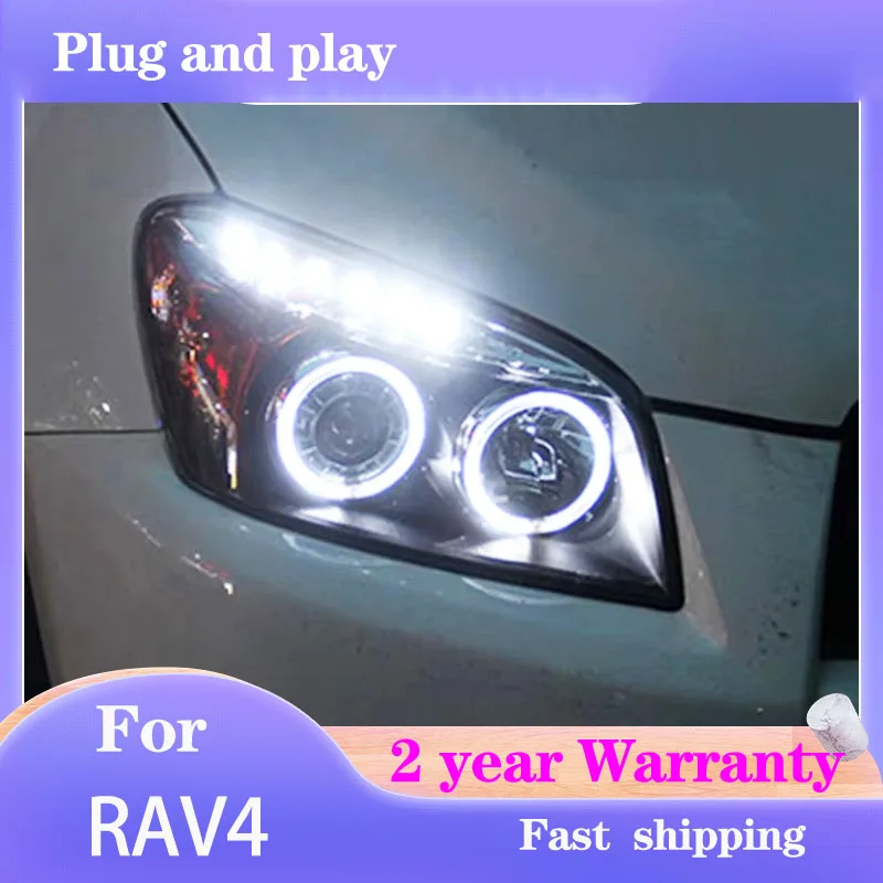 

Car Styling For Toyota RAV4 Headlights 2009-2013 RAV 4 Head Lamp DRL Turn Signal Low High Beam Projector Lens
