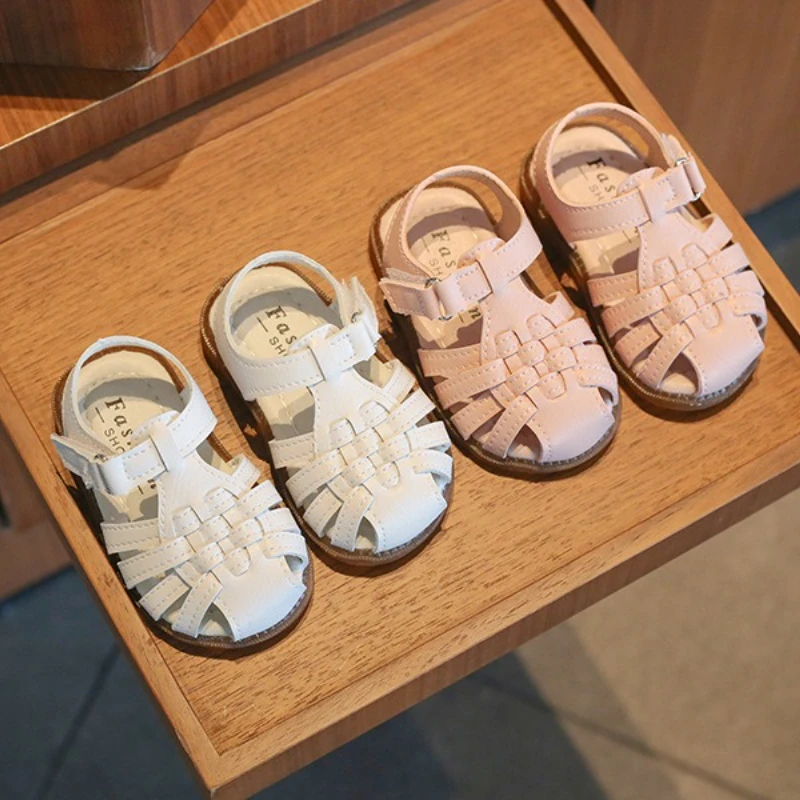 

Baby woven sandals summer new baby shoes soft soled princess shoe Korean version boy shoe stylish girl shoe versatile kids shoes