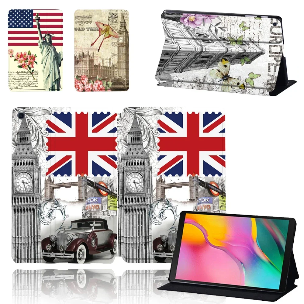

Cover for Tab A9 8.7inchSM-X110 S6 Lite 10.4"P610 Folio Capa Funda Samsung Galaxy Tab A9plus 11 Case Tablets Sleeve Stand Cover