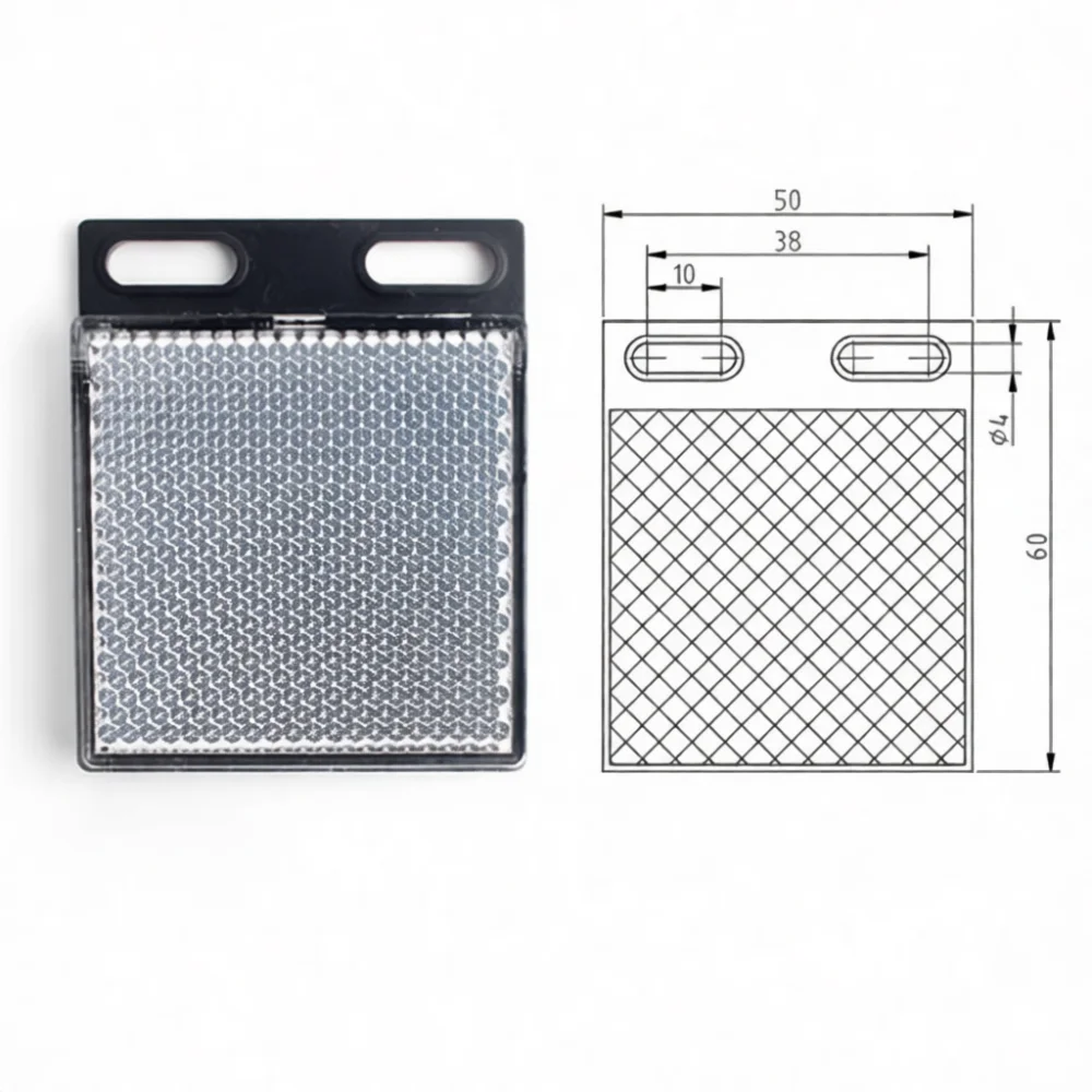 Precision Reflective Mirror For Photoelectric Switch TD08 Industrial Sensing Component Stable Detection Automation Machinery Sys