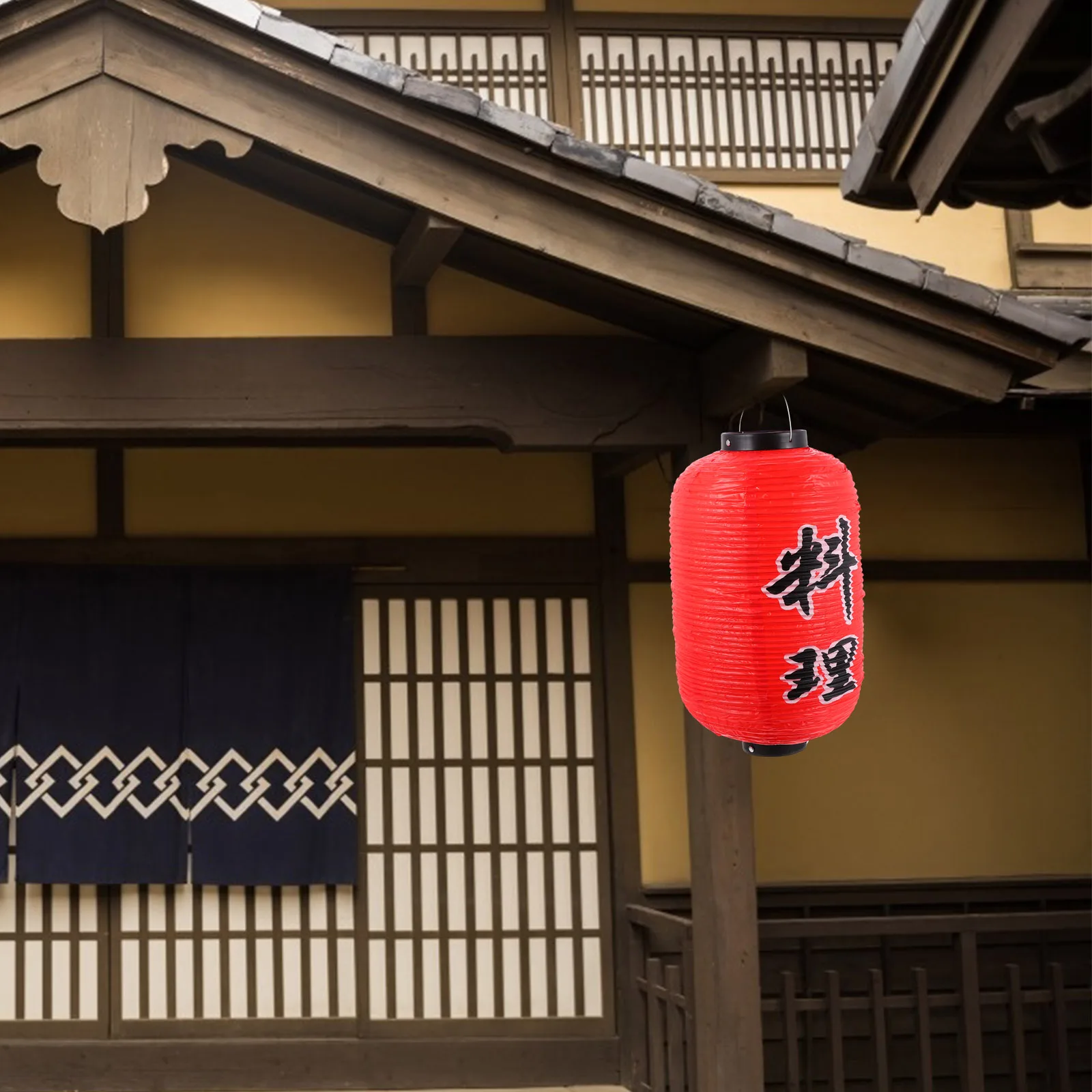 

Waterproof Lantern Japanese Floor Bedside Lamp Japanese-style Open Plastic Decor