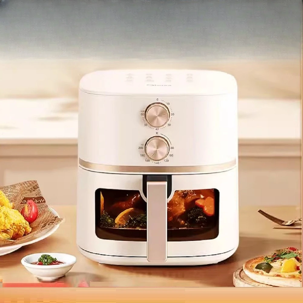 

Air fryer household smart large-capacity visual no-turn-over oil-free multi-function