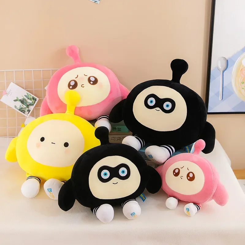 Muñeco de fiesta de huevo caliente, juguete de peluche Kawaii, muñeco de oso bonito, almohada suave, vendedor de huevos, compañeros de juego para niños, regalo de cumpleaños para niñas