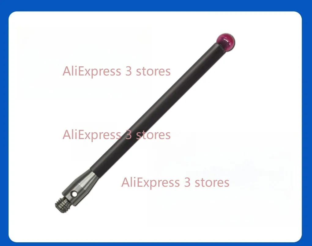 M2-M3 Machine Tool Three-dimensional Renishaw Measuring Needle Substitute Carbon Fiber 3.0 Measuring Rod Ruby Probe