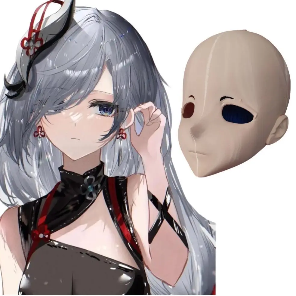 

Customized Anime Character Customized Kigurumi Half Head with Lock Cosplay Kig Mask Costumes Accessories