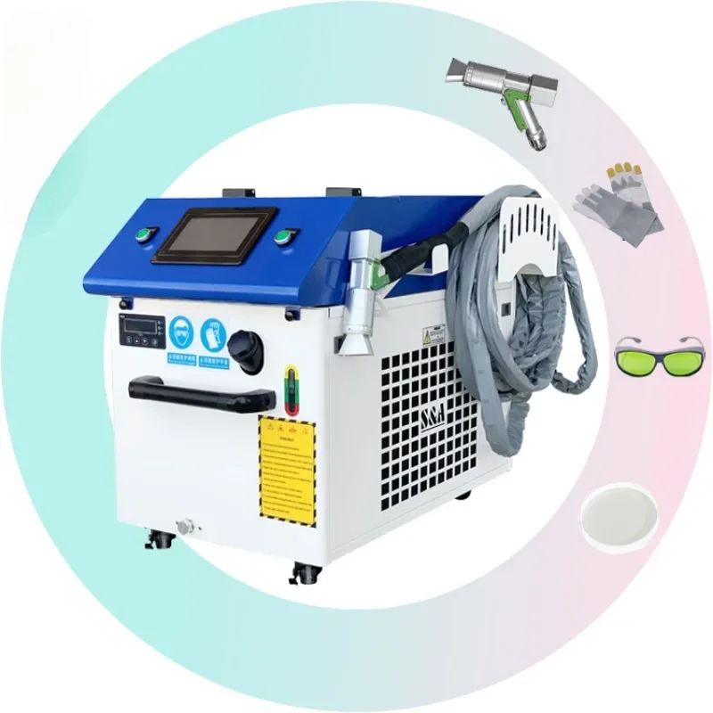 High Power 3000 watts  Cleaning Machine For Metal Oil Paint Rust Removal  Cleaner