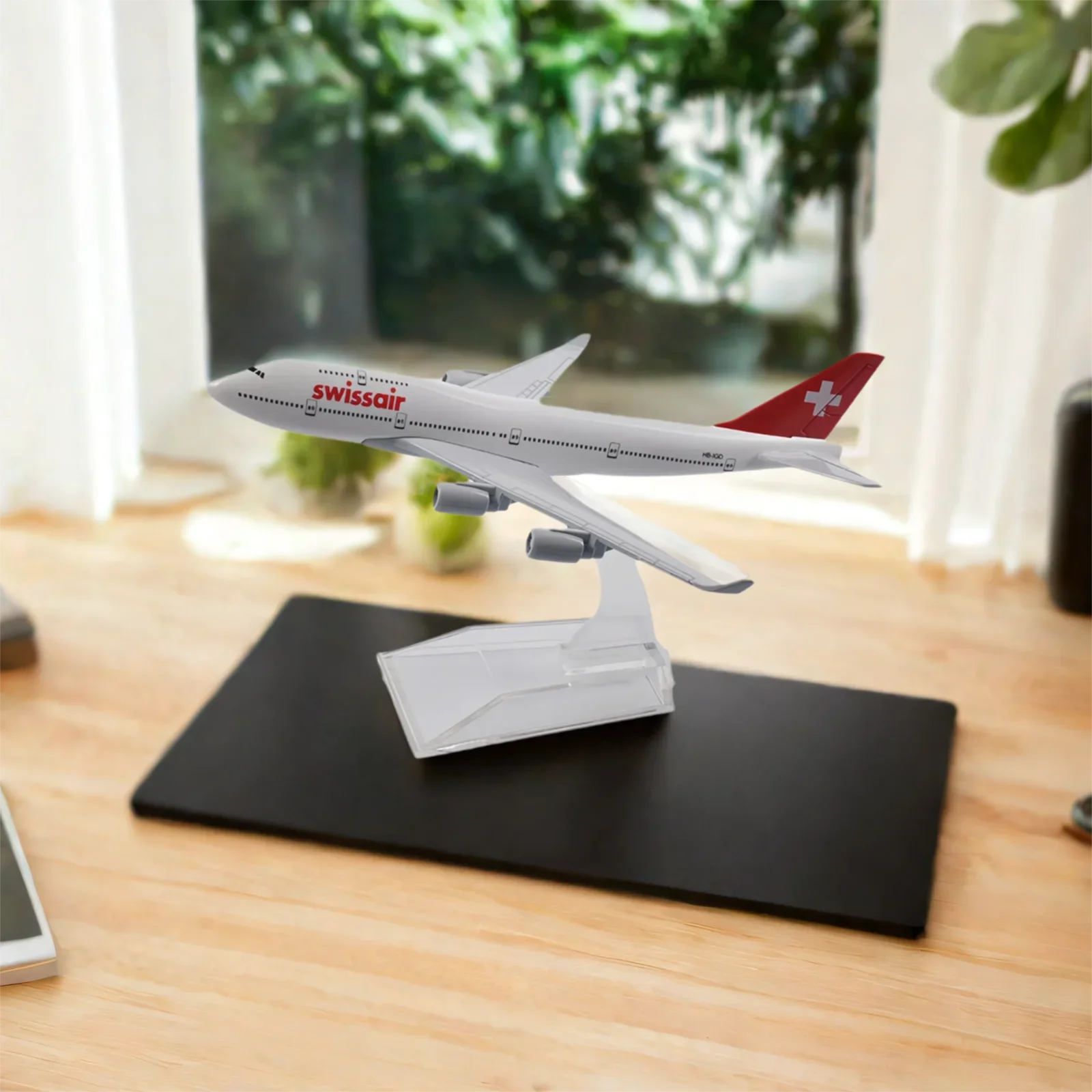 

Литой под давлением металлический масштаб 1/400 самолеты Swiss Airlines 747 модель самолета 16 см модель самолета детская игрушка
