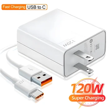 Ab/abd/İngiltere 120W USB tip C hızlı şarj cep telefonu şarj hızlı şarj 10A tipi C veri kablosu Xiaomi Redmi için Samsung Huawei