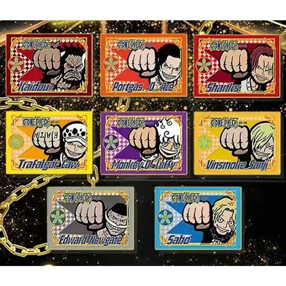 Classic Popular Anime One Piece Collection Cards High Quality Cute Q-version Characters Practical Portrait Cards Festival Gifts