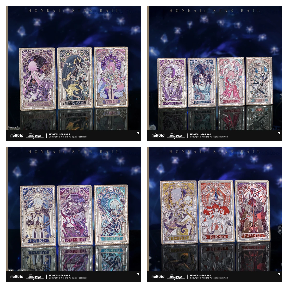 

Original Honkai Star Rail "As I Write" Series Refraction Card Ornament Cosplay Collection Card tabletop Ornament Birthday Gift