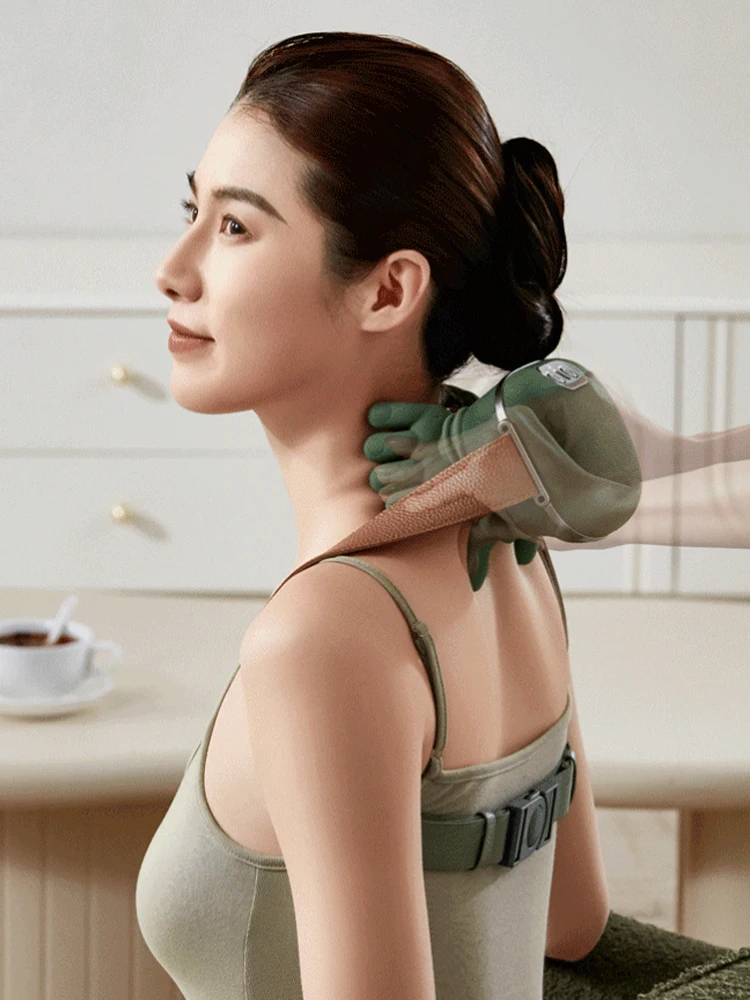 مدلك الرقبة الأنسجة العميقة شياتسو الرقبة والكتف مدلك قابلة للشحن العجن مدلك هدايا للأم أبي الرجال النساء لها له #6