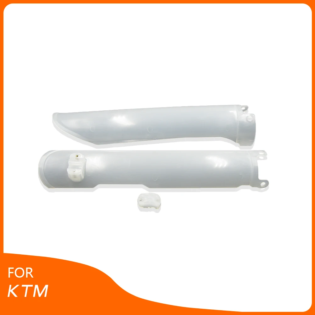 

Translucent Motocross Front Fork Protector Cover Shock Absorber Guard Shield For X2 KTM 525 125 250 300 350 450 500 EXC SXF XCW