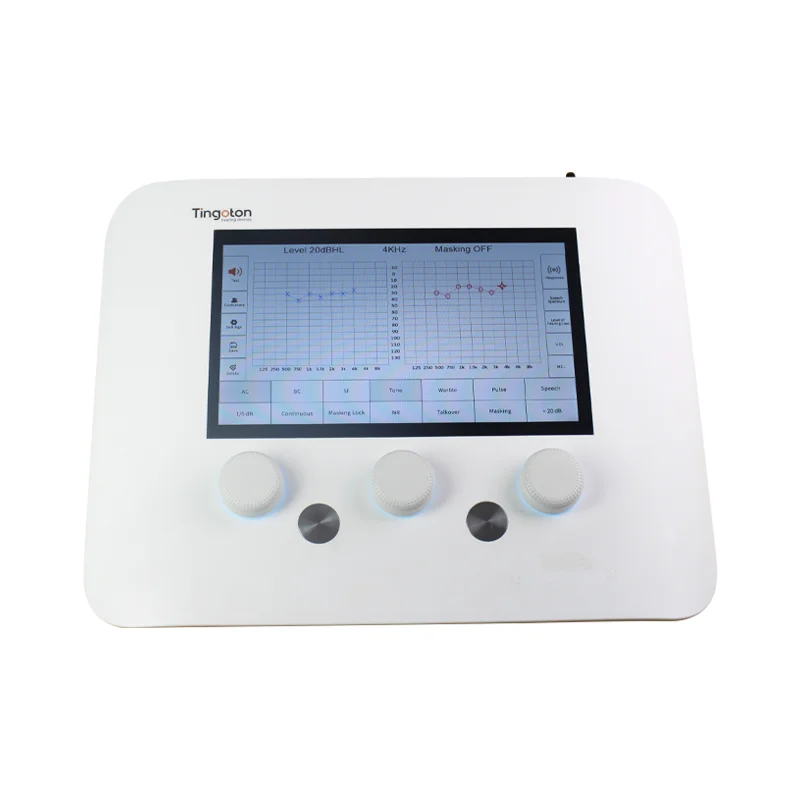 AX300 Pro Dual-Channel Type II Tactile Touchscreen High-performance Portable Audiometers for Hearing Tests