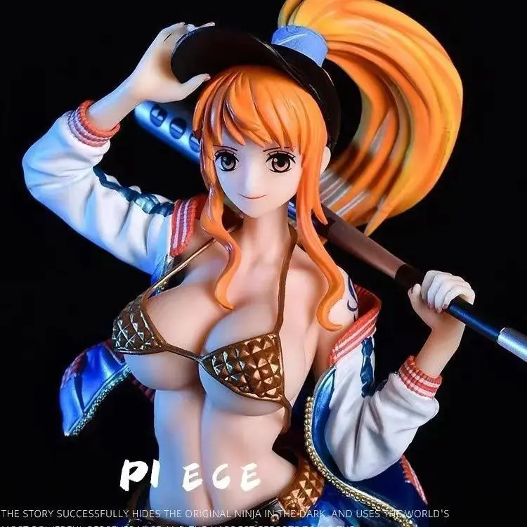 18cm One Piece Anime Girl Figure Boa Hancock Nico Robin Nami Beautiful Girl Manga Statue Action Figurines Collectible Model Toys