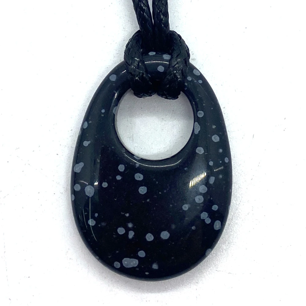 A Piece of Exquisite Natural Water Drop Large Hole Agate Pendant Cute Ladies Necklace Jewelry DIY Making Jewelry Size 25x35mm