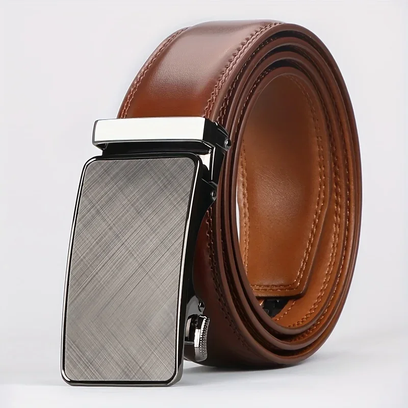 Men's Genuine Leather Cowhide Belt, For Dress Pants