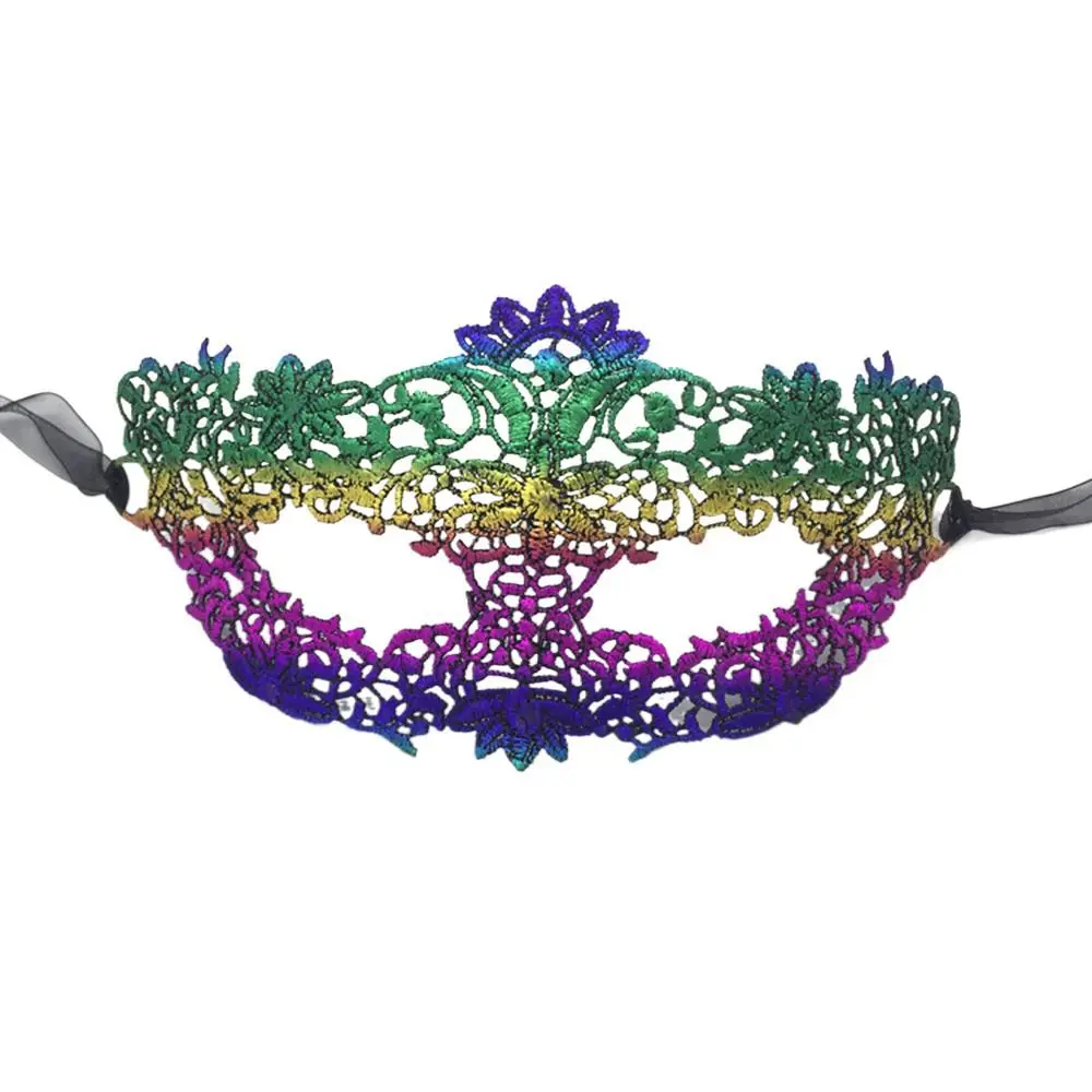 

Fancy Cosplay Prom Props Masquerade Face Mask Costume Halloween Supply Venice Mask Party Supplies Dance Masks Lace Masquerade