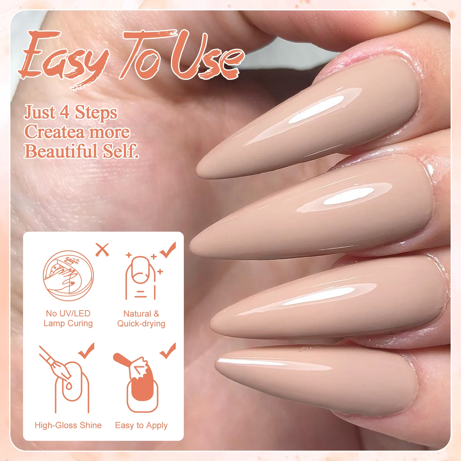 10개입 10g 네일 디핑 파우더 세트 자연 건조 무램프 큐어 네일 글리터 피그먼트 딥 파우더 리퀴드 시스템 키트 네일 아트 장식