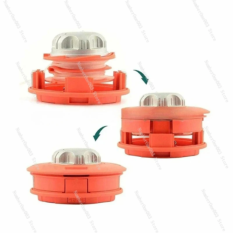 Suitable For Universal Bump Feed Line Trimmer Head Aluminum Strimmer Grass Brush Cutter Parts
