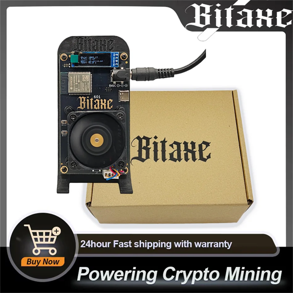 2025 Bitaxe Gamma 601 1.2TH/S 18W Asic Bitcoin Miner BTC Miners Crypto Mining من Antminer S21 لديه PSU Solo Pool #1