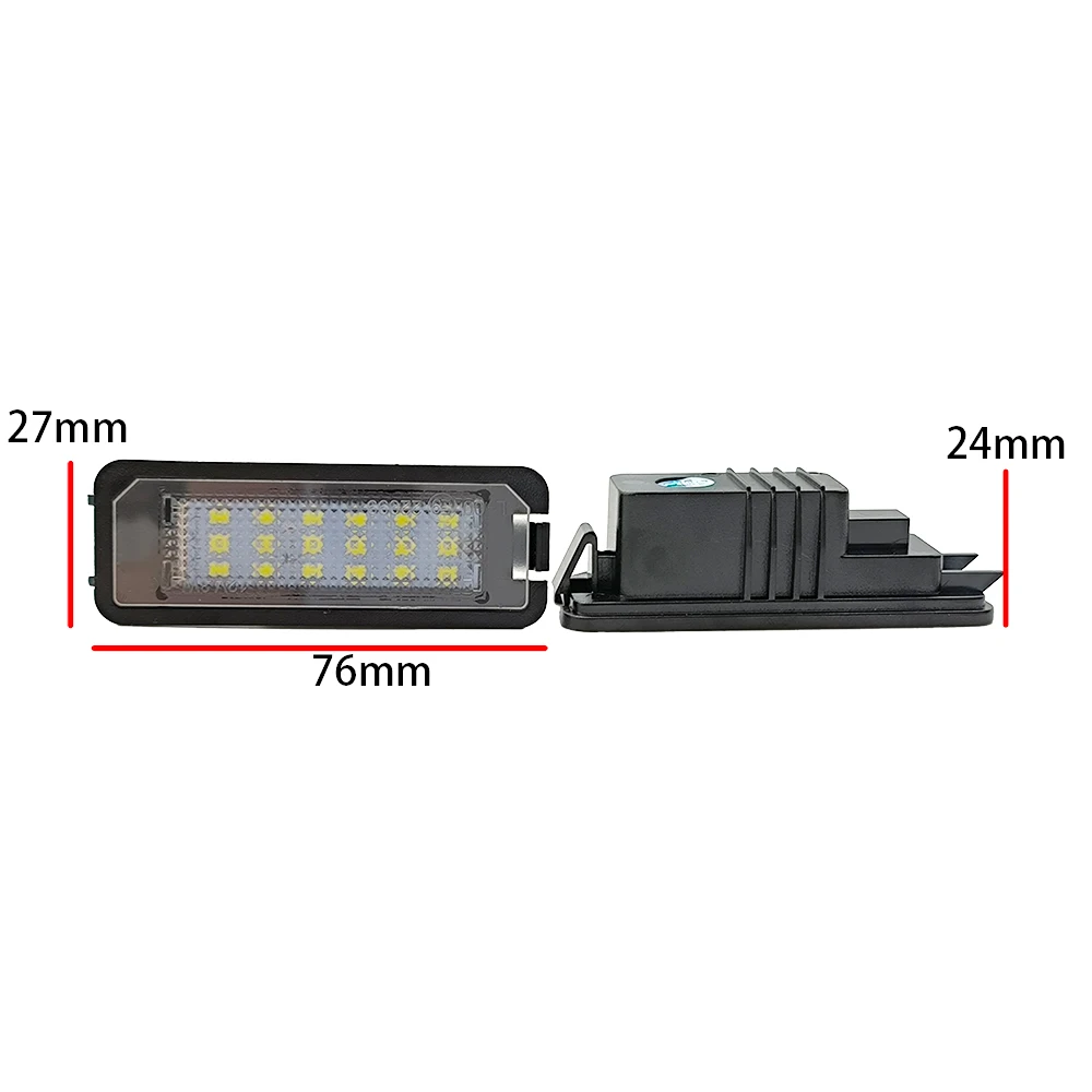 12 فولت 3 واط LED أضواء لوحة رقم الترخيص ل EOS 06 ~ جولف 4/5/6/7 LUPO 99 ~ 06 تمرير جولف 4 5 6 7 جديد بيتل أماروك بولو شيروكو